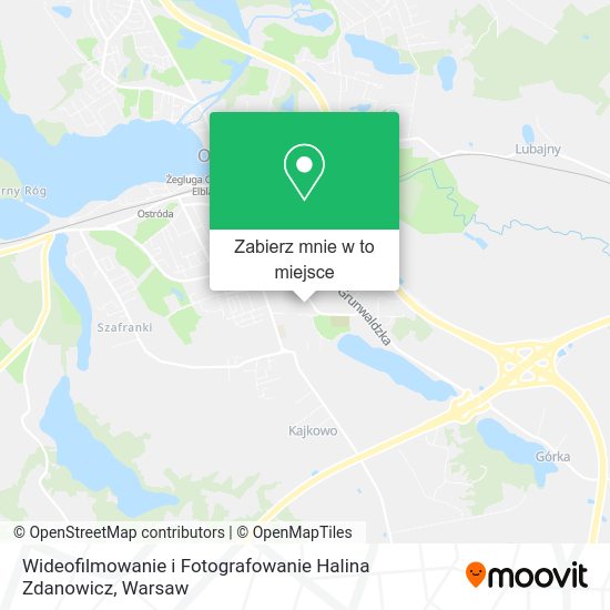 Mapa Wideofilmowanie i Fotografowanie Halina Zdanowicz