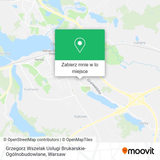 Mapa Grzegorz Wszelak Usługi Brukarskie-Ogólnobudowlane