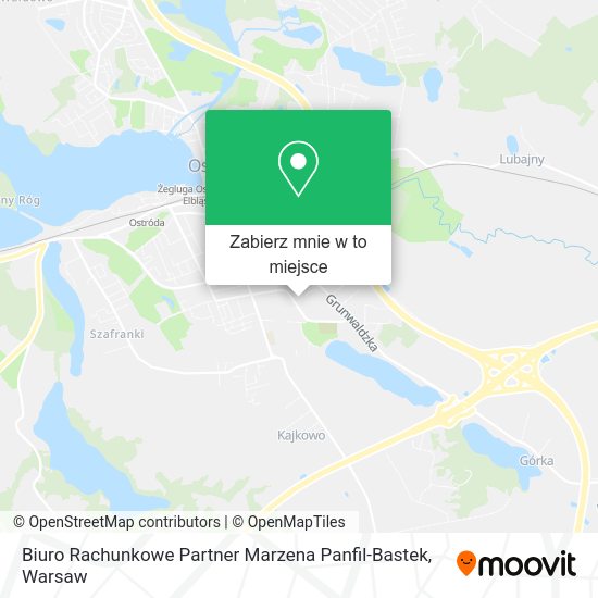 Mapa Biuro Rachunkowe Partner Marzena Panfil-Bastek