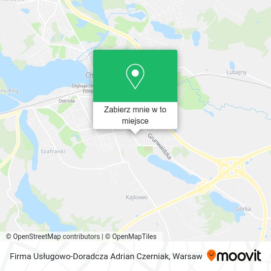 Mapa Firma Usługowo-Doradcza Adrian Czerniak