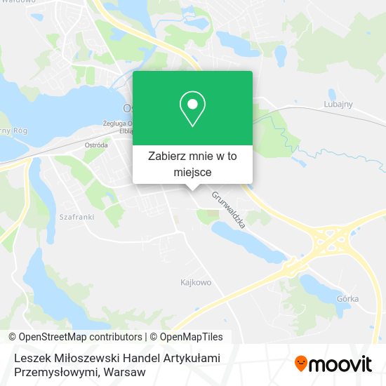 Mapa Leszek Miłoszewski Handel Artykułami Przemysłowymi