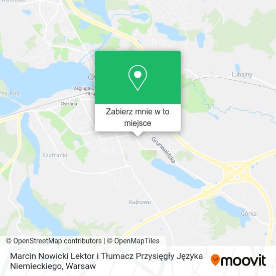 Mapa Marcin Nowicki Lektor i Tłumacz Przysięgły Języka Niemieckiego