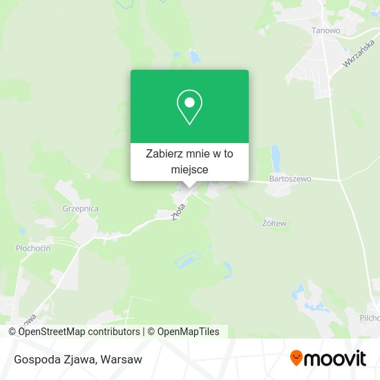 Mapa Gospoda Zjawa