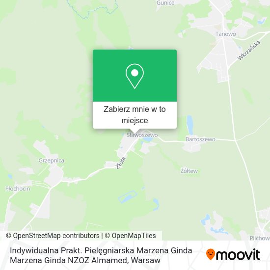 Mapa Indywidualna Prakt. Pielęgniarska Marzena Ginda Marzena Ginda NZOZ Almamed