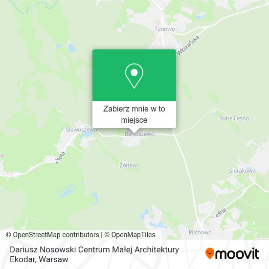 Mapa Dariusz Nosowski Centrum Małej Architektury Ekodar