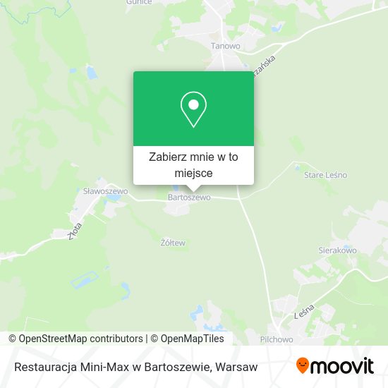 Mapa Restauracja Mini-Max w Bartoszewie