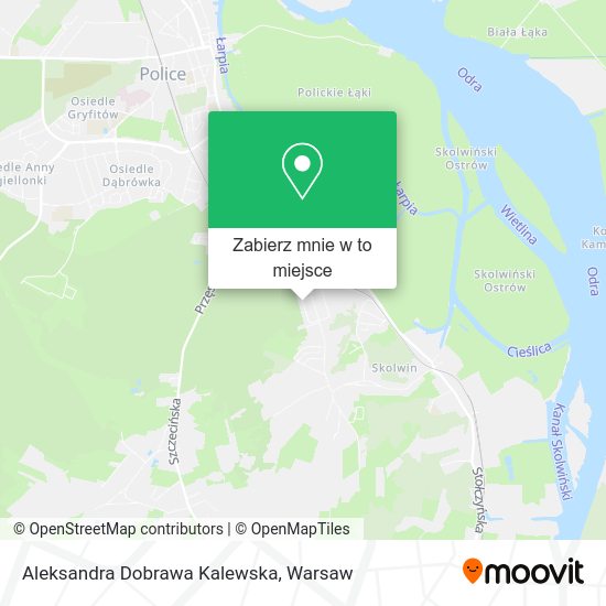 Mapa Aleksandra Dobrawa Kalewska