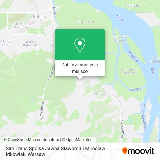 Mapa Sim Trans Spolka Jawna Slawomir i Miroslaw Idkowiak