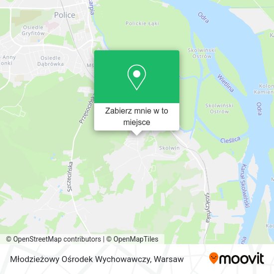 Mapa Młodzieżowy Ośrodek Wychowawczy