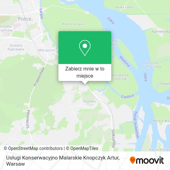 Mapa Usługi Konserwacyjno Malarskie Knopczyk Artur