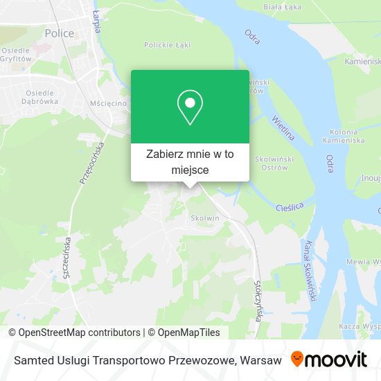 Mapa Samted Uslugi Transportowo Przewozowe