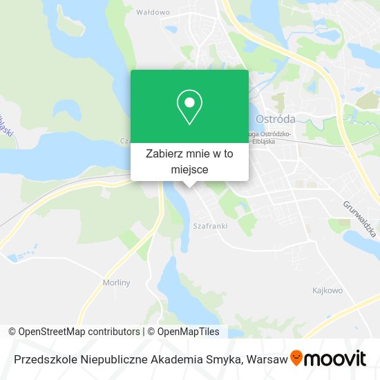 Mapa Przedszkole Niepubliczne Akademia Smyka