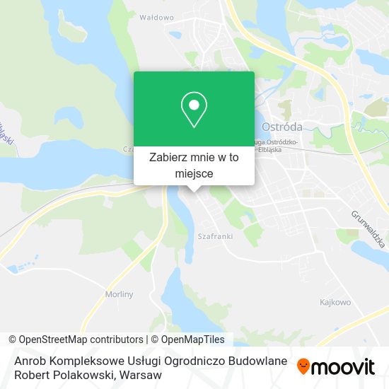 Mapa Anrob Kompleksowe Usługi Ogrodniczo Budowlane Robert Polakowski