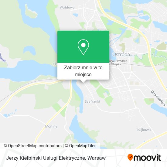 Mapa Jerzy Kiełbiński Usługi Elektryczne