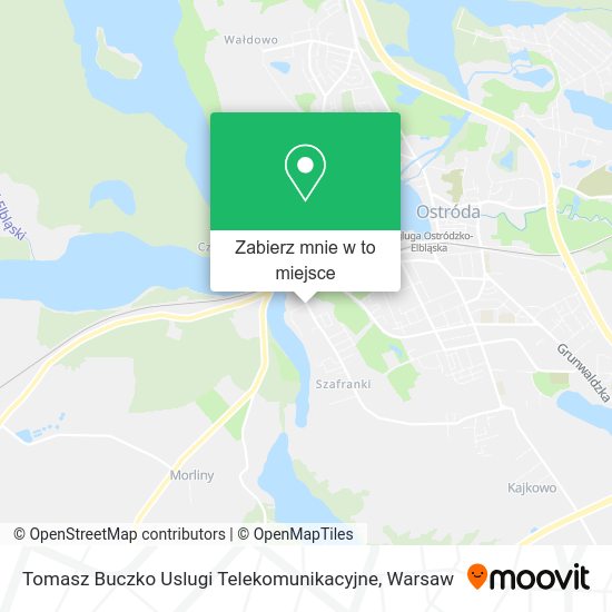 Mapa Tomasz Buczko Uslugi Telekomunikacyjne