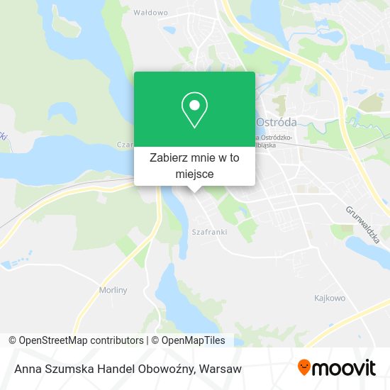 Mapa Anna Szumska Handel Obowoźny