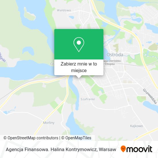 Mapa Agencja Finansowa. Halina Kontrymowicz