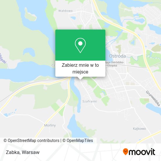 Mapa Zabka