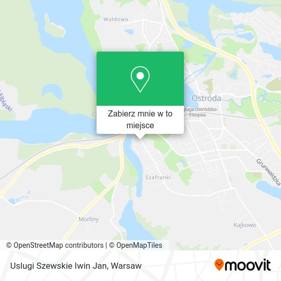 Mapa Uslugi Szewskie Iwin Jan