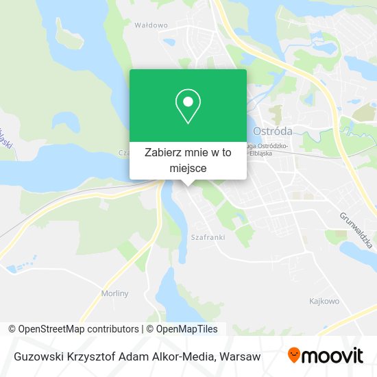 Mapa Guzowski Krzysztof Adam Alkor-Media