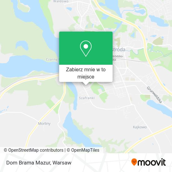 Mapa Dom Brama Mazur