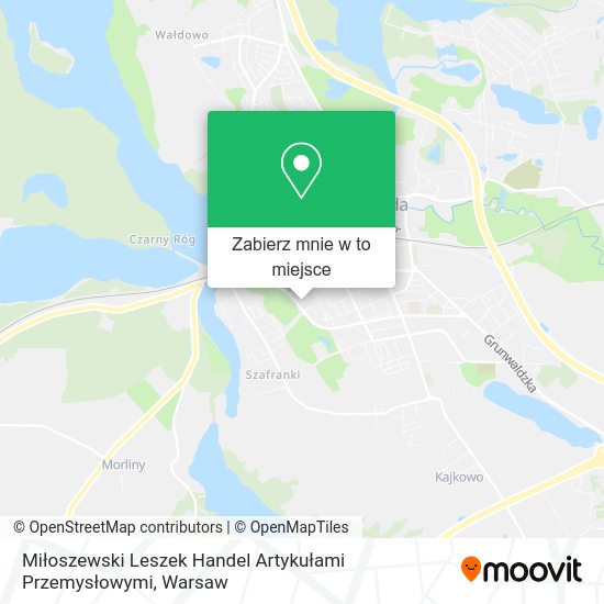 Mapa Miłoszewski Leszek Handel Artykułami Przemysłowymi