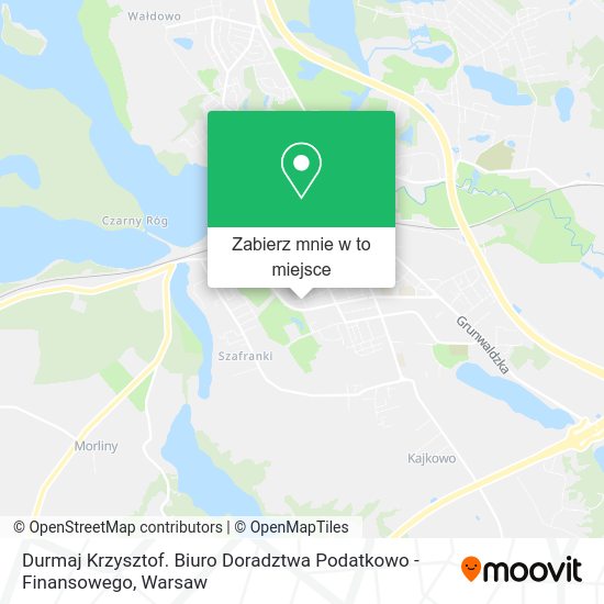 Mapa Durmaj Krzysztof. Biuro Doradztwa Podatkowo - Finansowego