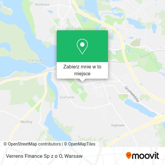 Mapa Verrens Finance Sp z o O