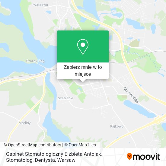 Mapa Gabinet Stomatologiczny Elżbieta Antolak. Stomatolog, Dentysta