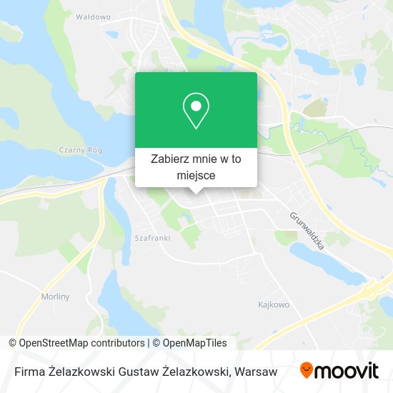 Mapa Firma Żelazkowski Gustaw Żelazkowski