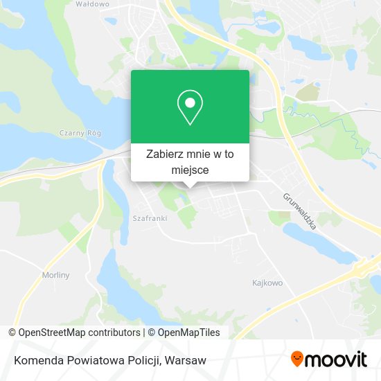 Mapa Komenda Powiatowa Policji