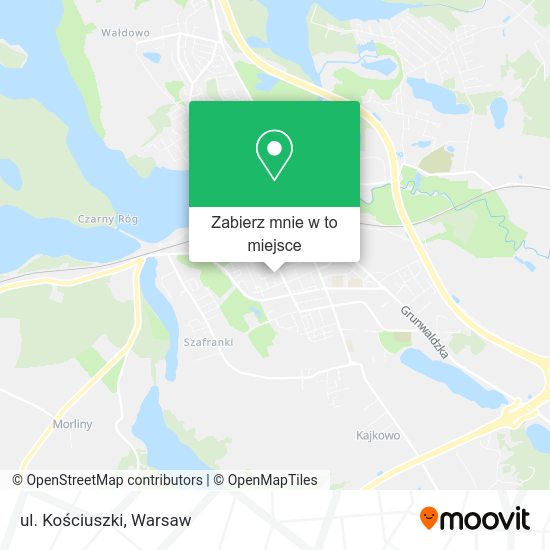 Mapa ul. Kościuszki