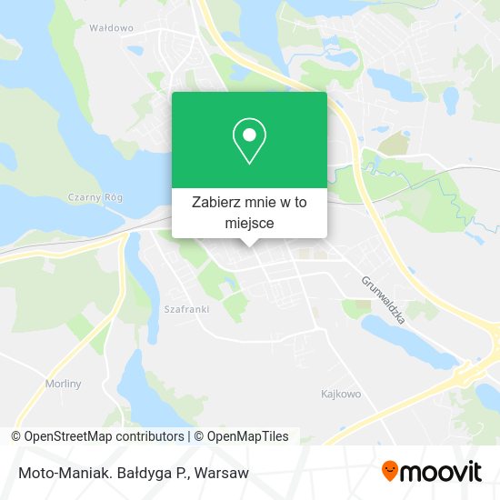 Mapa Moto-Maniak. Bałdyga P.