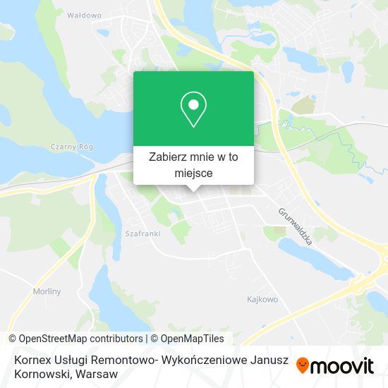 Mapa Kornex Usługi Remontowo- Wykończeniowe Janusz Kornowski