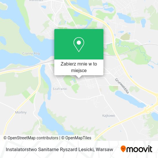 Mapa Instalatorstwo Sanitarne Ryszard Lesicki