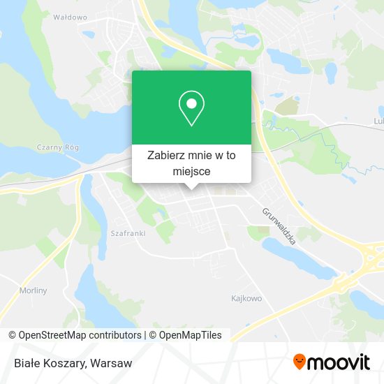 Mapa Białe Koszary