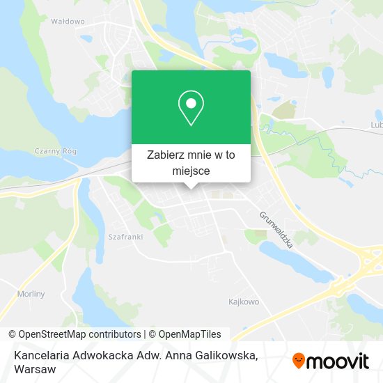 Mapa Kancelaria Adwokacka Adw. Anna Galikowska