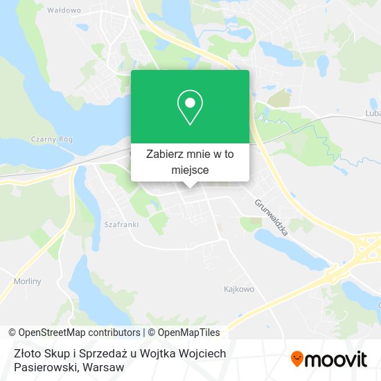 Mapa Złoto Skup i Sprzedaż u Wojtka Wojciech Pasierowski