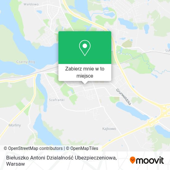 Mapa Biełuszko Antoni Dzialalność Ubezpieczeniowa