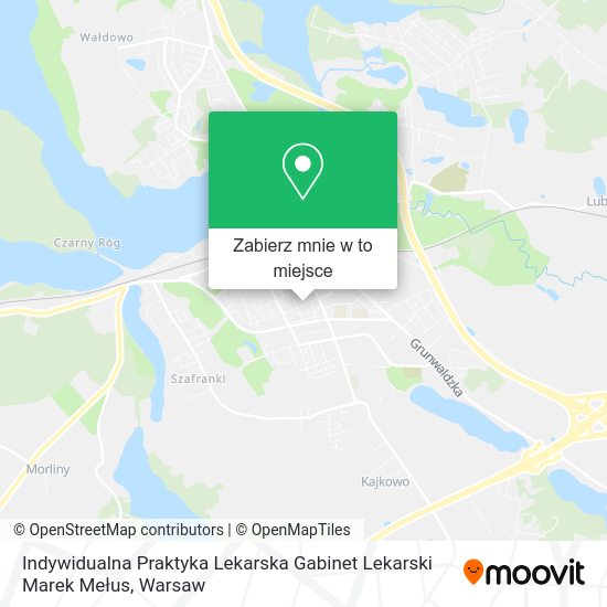 Mapa Indywidualna Praktyka Lekarska Gabinet Lekarski Marek Mełus