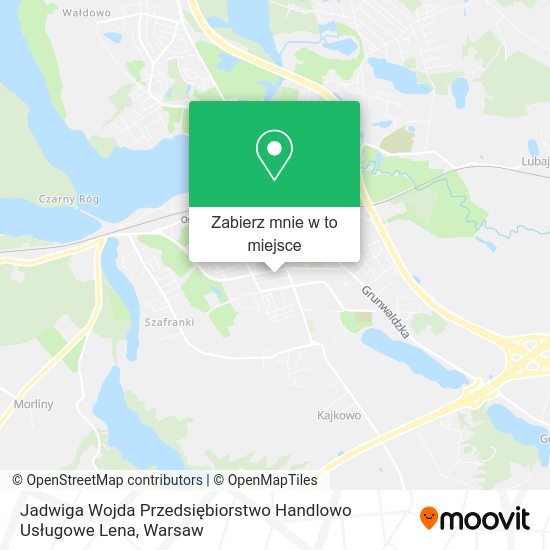 Mapa Jadwiga Wojda Przedsiębiorstwo Handlowo Usługowe Lena