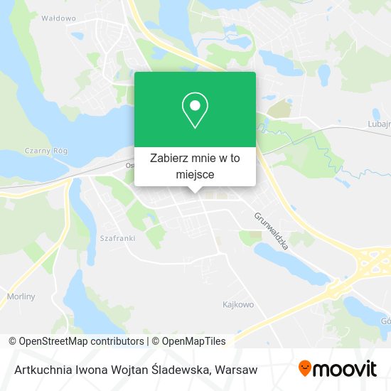 Mapa Artkuchnia Iwona Wojtan Śladewska