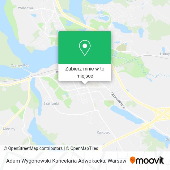 Mapa Adam Wygonowski Kancelaria Adwokacka