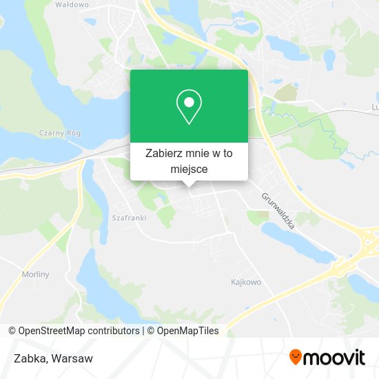 Mapa Zabka