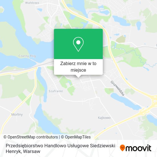 Mapa Przedsiębiorstwo Handlowo Usługowe Siedziewski Henryk