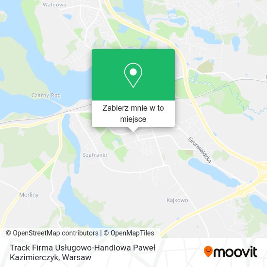 Mapa Track Firma Usługowo-Handlowa Paweł Kazimierczyk