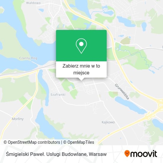 Mapa Śmigielski Paweł. Usługi Budowlane