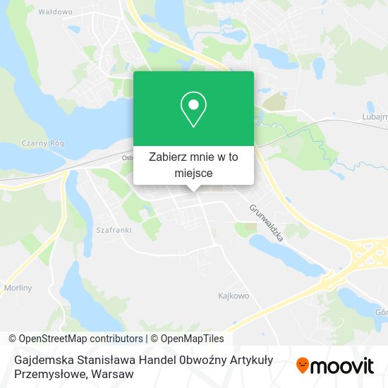 Mapa Gajdemska Stanisława Handel 0bwoźny Artykuły Przemysłowe