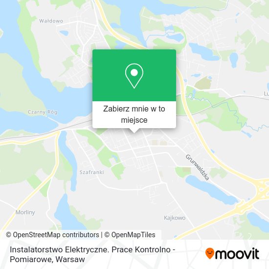 Mapa Instalatorstwo Elektryczne. Prace Kontrolno - Pomiarowe