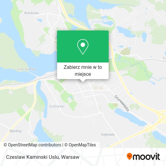 Mapa Czeslaw Kaminski Uslu